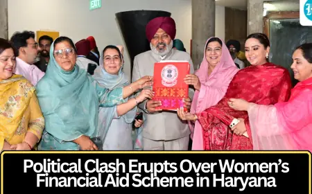 Political Clash Erupts Over Women’s Financial Aid Scheme in Haryana