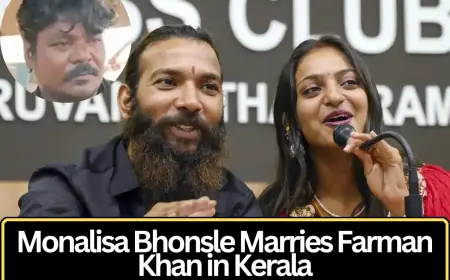 Viral ‘Kumbh Mela Girl’ Monalisa Bhonsle Marries Actor Farman Khan in Kerala Amid Family Opposition