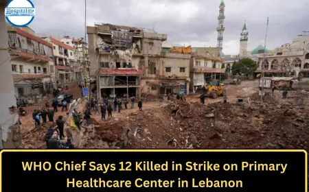 WHO Chief Says 12 Killed in Strike on Primary Healthcare Center in Lebanon