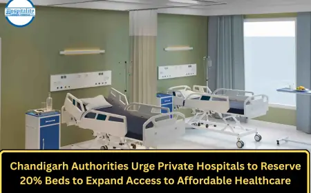 Chandigarh Authorities Urge Private Hospitals to Reserve 20% Beds to Expand Access to Affordable Healthcare