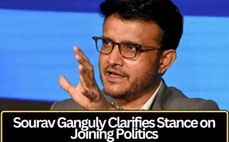Sourav Ganguly Clarifies Stance on Joining Politics Ahead of 2026 West Bengal Elections