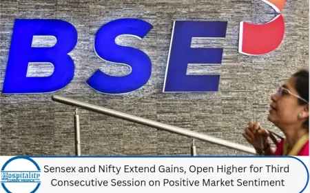 Sensex and Nifty Extend Gains, Open Higher for Third Consecutive Session on Positive Market Sentiment