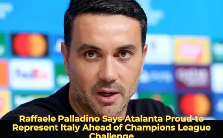 Raffaele Palladino Says Atalanta Proud to Represent Italy Ahead of Champions League Challenge