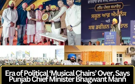Era of Political ‘Musical Chairs’ Over, Says Punjab Chief Minister Bhagwant Mann