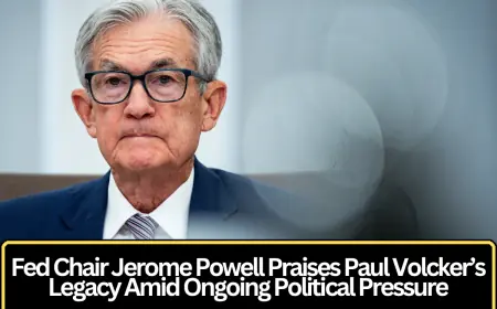 Fed Chair Jerome Powell Praises Paul Volcker’s Legacy Amid Ongoing Political Pressure