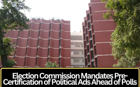 Election Commission Mandates Pre-Certification of Political Ads Ahead of Polls