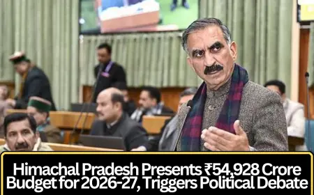Himachal Pradesh Presents ₹54,928 Crore Budget for 2026-27, Triggers Political Debate