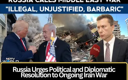 Russia Urges Political and Diplomatic Resolution to Ongoing Iran War