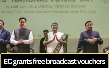 Election Commission Allocates Digital Vouchers for Free Broadcast to Political Parties Ahead of Assembly Polls