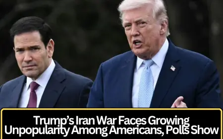 Trump’s Iran War Faces Growing Unpopularity Among Americans, Polls Show