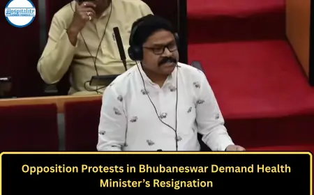 Opposition Protests in Bhubaneswar Demand Health Minister’s Resignation