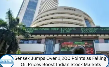 Sensex Jumps Over 1,200 Points as Falling Oil Prices Boost Indian Stock Markets
