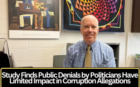 Study Finds Public Denials by Politicians Have Limited Impact in Corruption Allegations