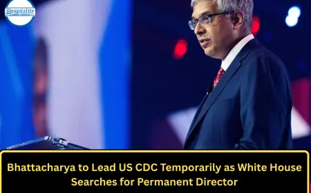 Bhattacharya to Lead US CDC Temporarily as White House Searches for Permanent Director
