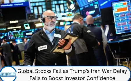 Global Stocks Fall as Trump’s Iran War Delay Fails to Boost Investor Confidence
