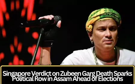 Singapore Verdict on Zubeen Garg Death Sparks Political Row in Assam Ahead of Elections