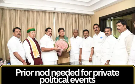 Prior Approval Mandatory for Political Events in Private Venues Ahead of 2026 Tamil Nadu Elections