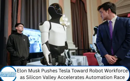Elon Musk Pushes Tesla Toward Robot Workforce as Silicon Valley Accelerates Automation Race