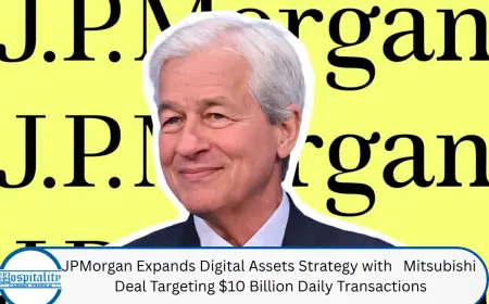 JPMorgan Expands Digital Assets Strategy with Mitsubishi Deal Targeting $10 Billion Daily Transactions