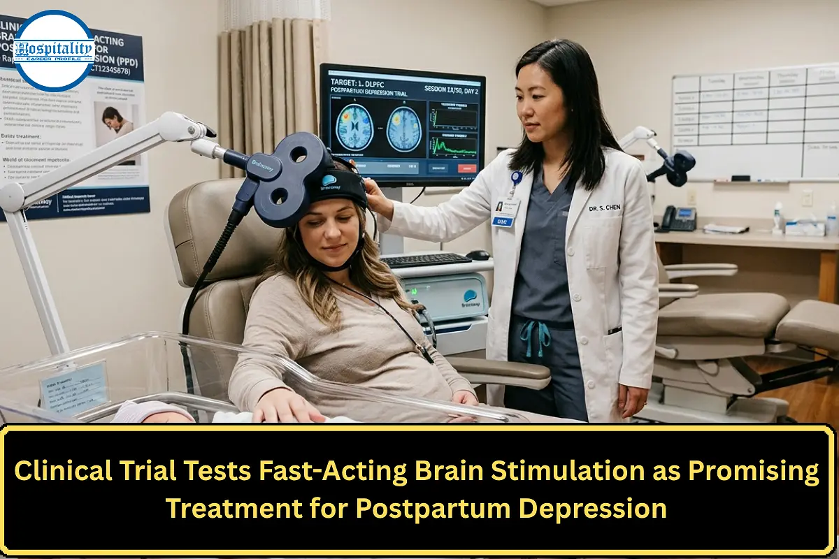 Clinical Trial Tests Fast-Acting Brain Stimulation as Promising Treatment for Postpartum Depression