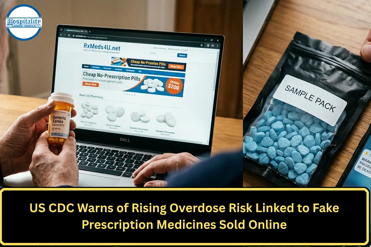 US CDC Warns of Rising Overdose Risk Linked to Fake Prescription Medicines Sold Online