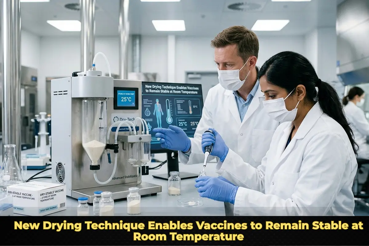 New Drying Technique Enables Vaccines to Remain Stable at Room Temperature