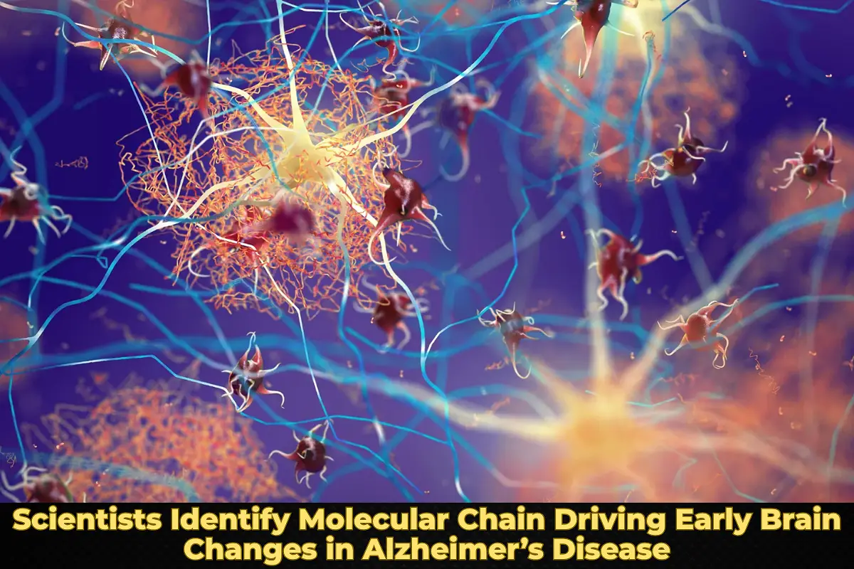 Scientists Identify Molecular Chain Driving Early Brain Changes in Alzheimer’s Disease