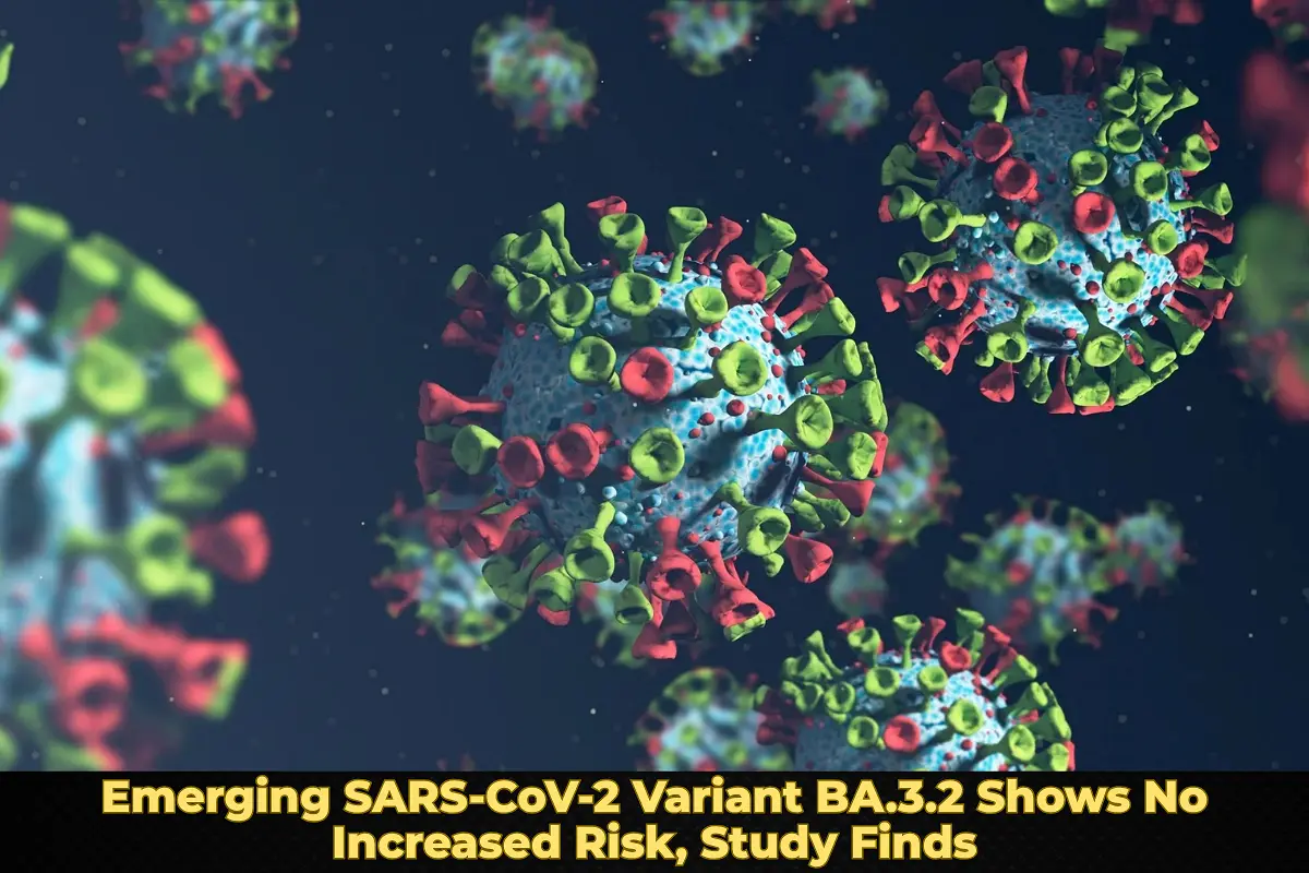 Emerging SARS-CoV-2 Variant BA.3.2 Shows No Increased Risk, Study Finds
