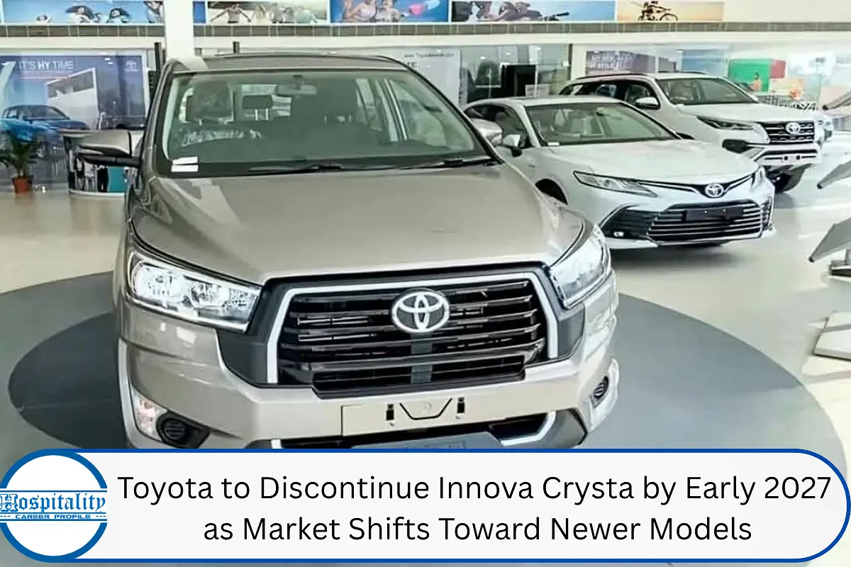 Toyota to Discontinue Innova Crysta by Early 2027 as Market Shifts Toward Newer Models