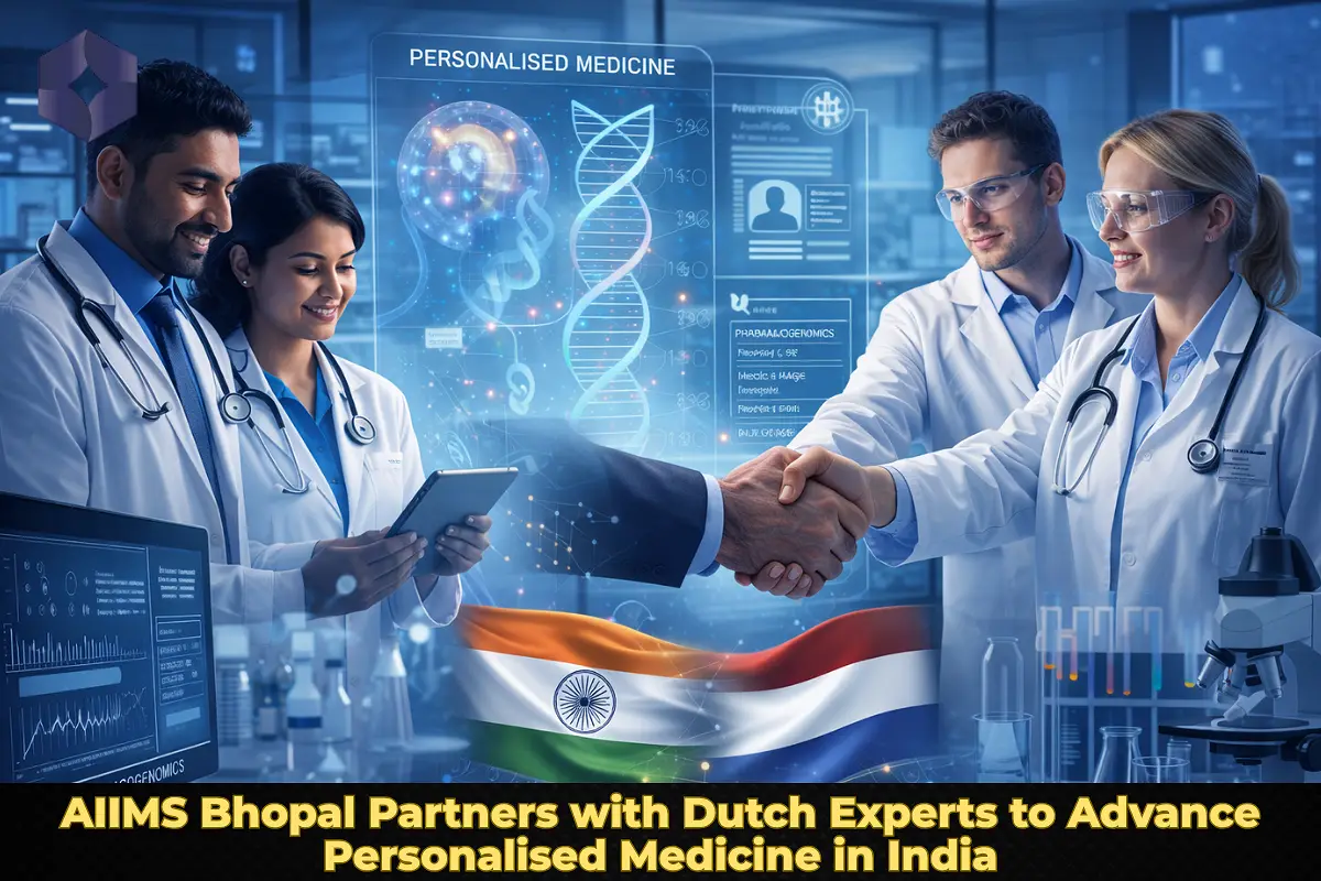 AIIMS Bhopal Partners with Dutch Experts to Advance Personalised Medicine in India