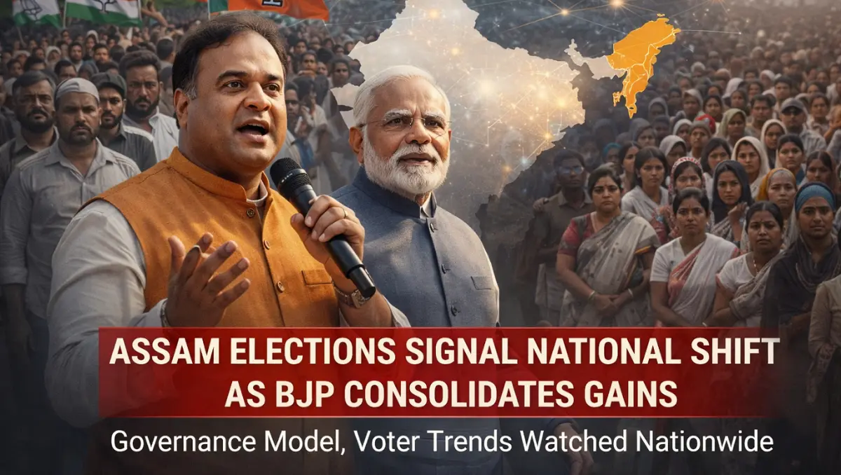 Assam Polls Signal National Shift as BJP Gains Ground
