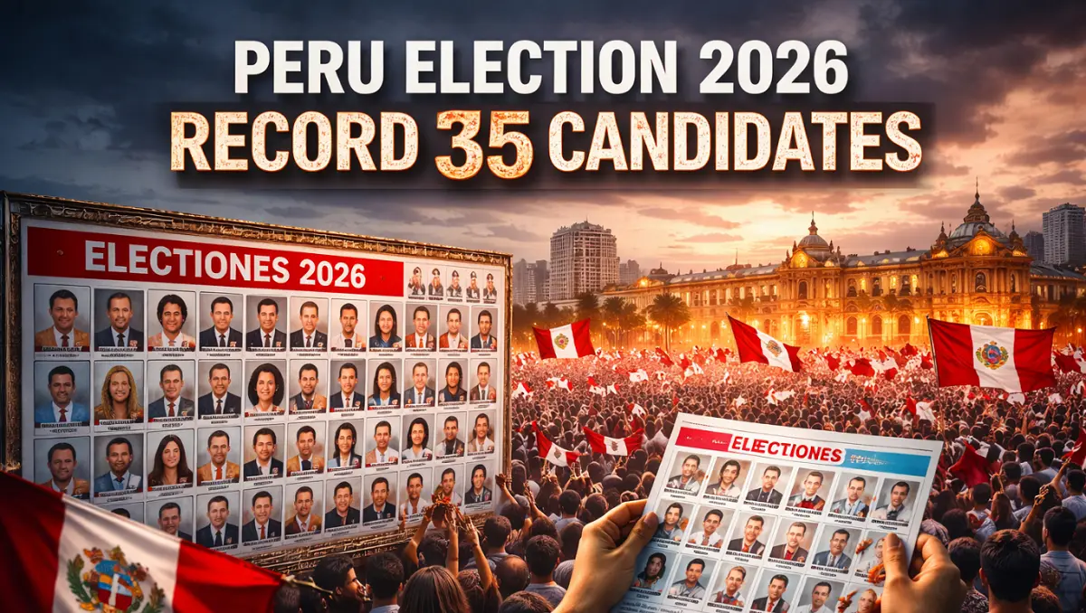 Peru Election Sees Record 35 Candidates Amid Crisis