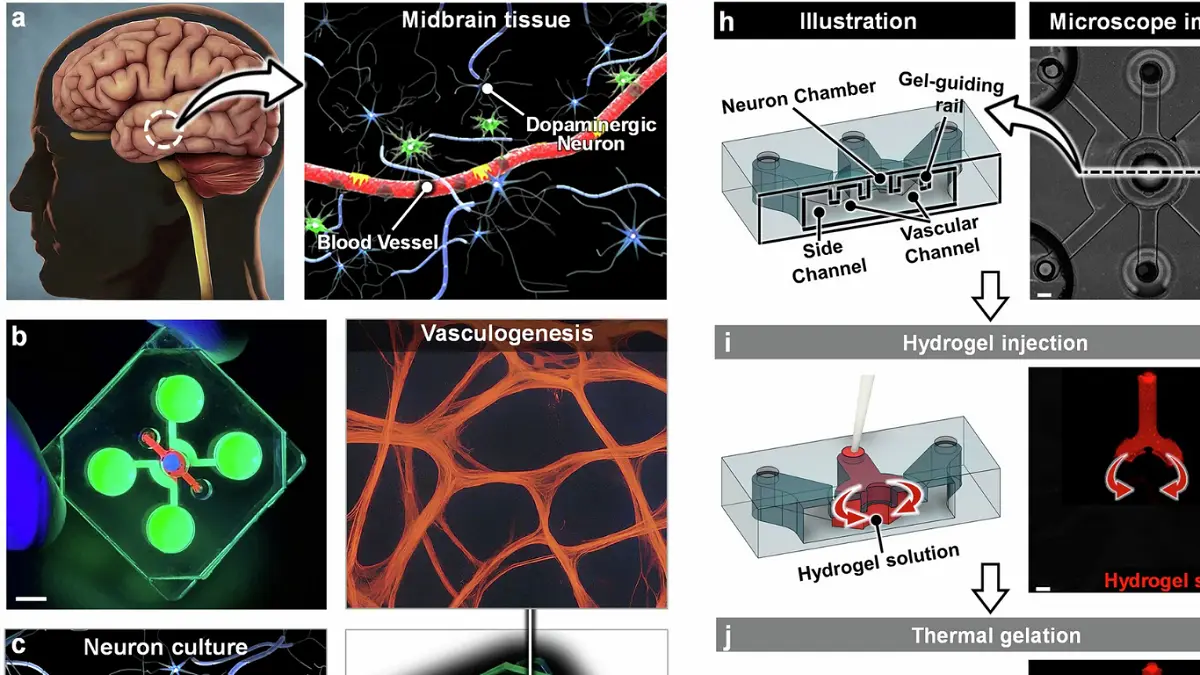 Parkinson’s Study Finds Vascular Damage Using Brain Chip Model