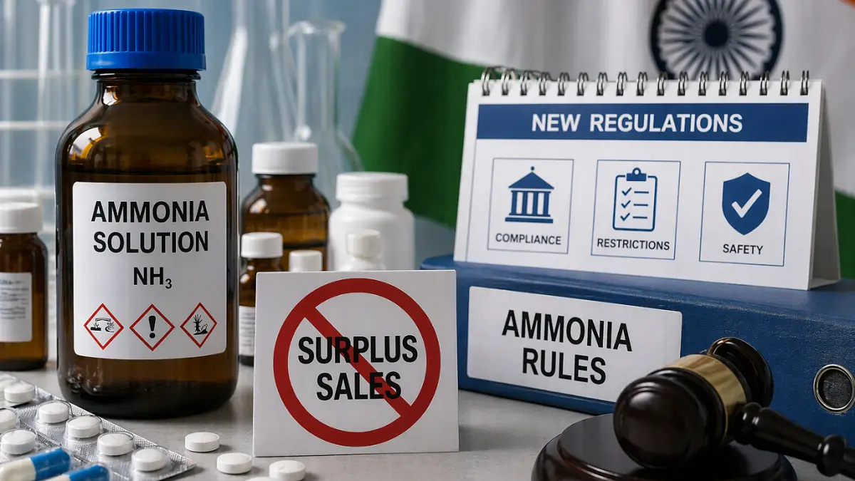 India Ammonia Rule Hits Pharma as Supply Shift Hurts Drugmakers