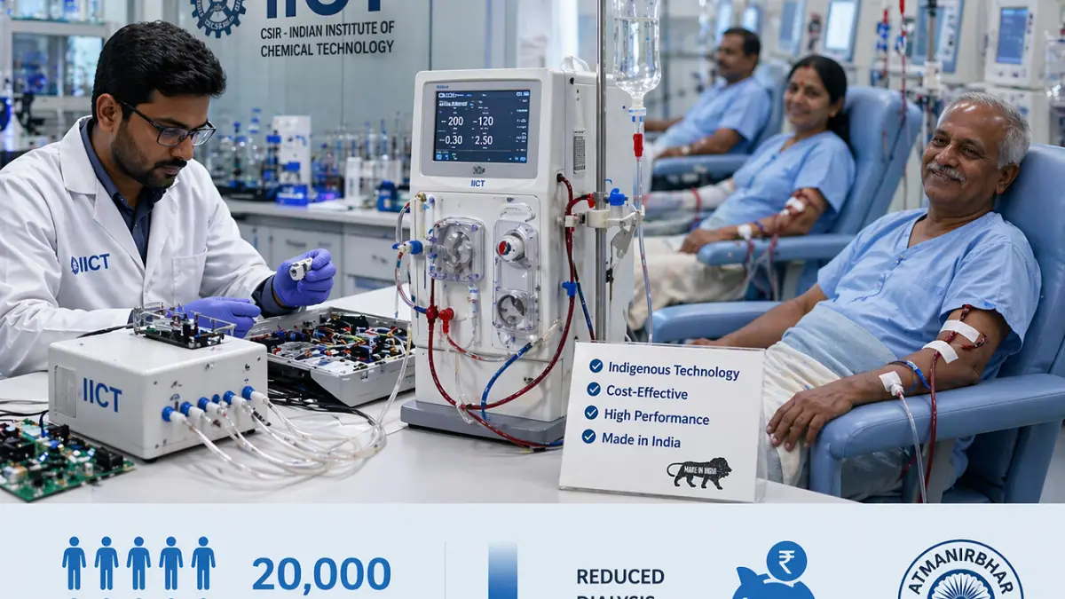 IICT Dialysis Technology Cuts Costs, Benefits 20,000 Patients
