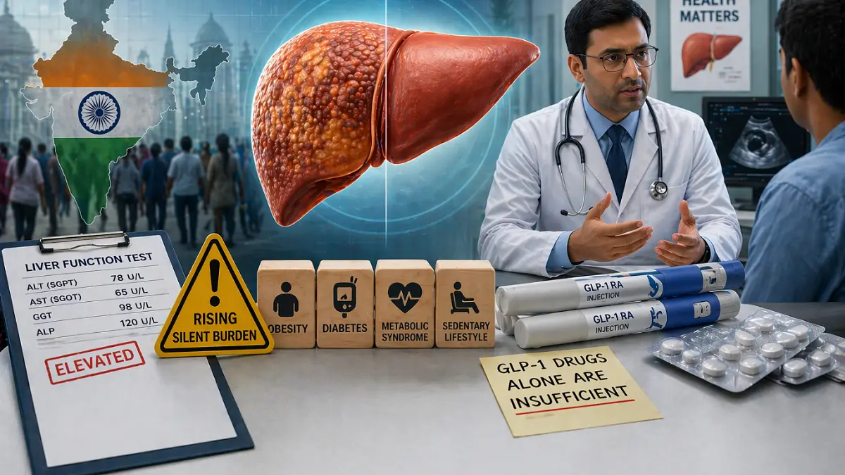 India Silent Liver Epidemic: Why GLP-1 Drugs Alone Fall Short