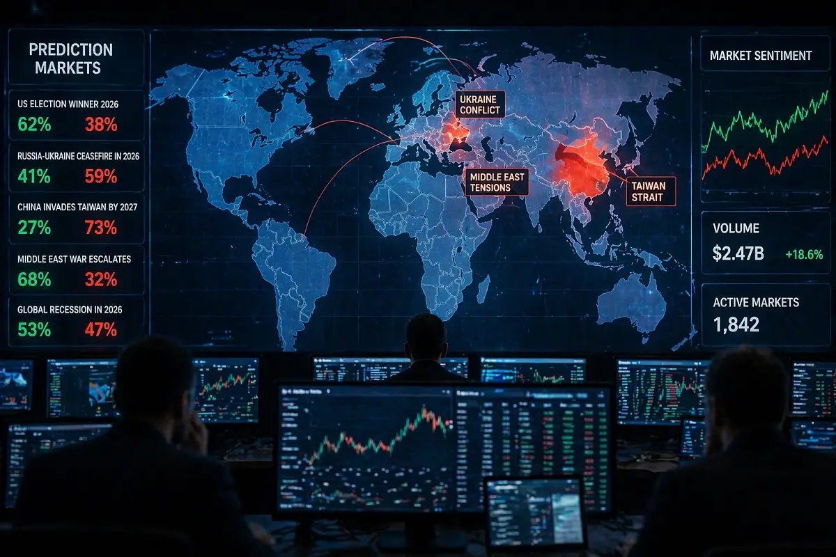 Prediction Markets Geopolitics: Big Bets Shake Global Risks