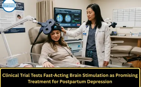 Clinical Trial Tests Fast-Acting Brain Stimulation as Promising Treatment for Postpartum Depression