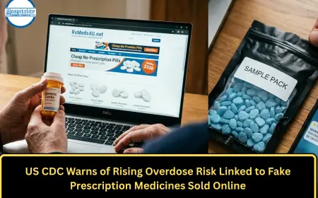 US CDC Warns of Rising Overdose Risk Linked to Fake Prescription Medicines Sold Online