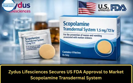 Zydus Lifesciences Secures US FDA Approval to Market Scopolamine Transdermal System