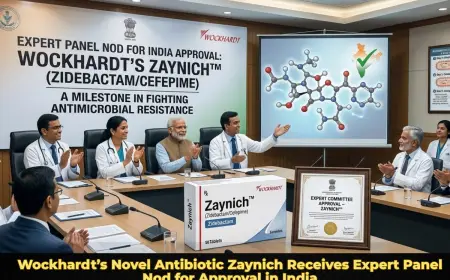 Wockhardt’s Novel Antibiotic Zaynich Receives Expert Panel Nod for Approval in India