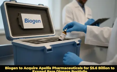 Biogen to Acquire Apellis Pharmaceuticals for $5.6 Billion to Expand Rare Disease Portfolio