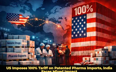 US Imposes 100% Tariff on Patented Pharma Imports, India Faces Mixed Impact