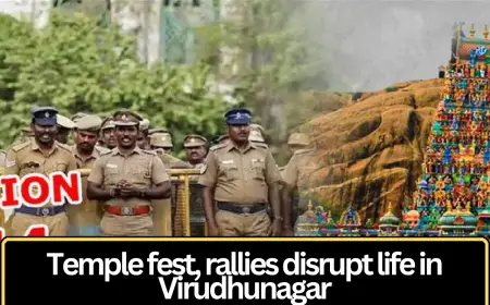 Temple Festival and Political Events Set to Disrupt Normal Life in Virudhunagar