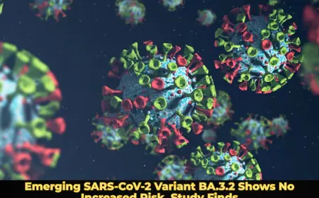 Emerging SARS-CoV-2 Variant BA.3.2 Shows No Increased Risk, Study Finds
