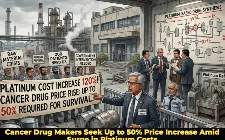 Cancer Drug Makers Seek Up to 50% Price Increase Amid Surge in Platinum Costs
