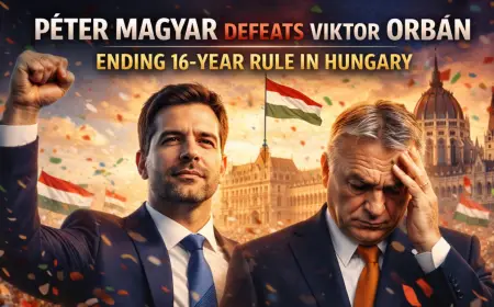 Péter Magyar Defeats Viktor Orbán in Hungary Election, Ending 16-Year Rule
