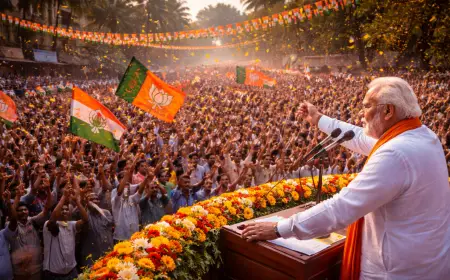 Narendra Modi Rallies in Jhargram, Slams Trinamool Congress as ‘Anti-Women’ Amid Bengal Poll Push