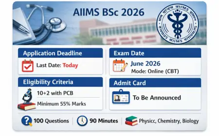 AIIMS BSc Courses 2026: Application Closes Today, Check Exam Details